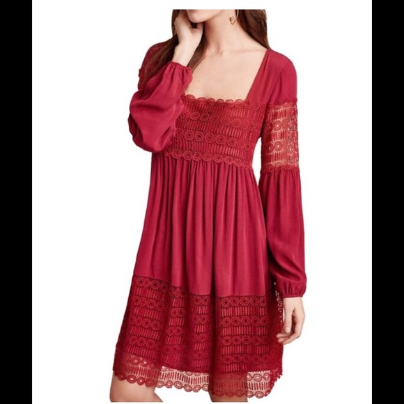 Anthropologie Floreat Aveline Lace Casual dress - Picture 2 of 7